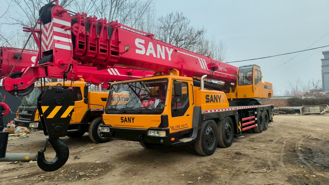 Used SANY STC800 Truck Crane for Sale | Reliable 80 Ton Mobile Crane Exported from China