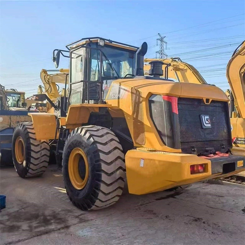 Yellow LIUGONG 856H 856 5.8 Tons Wheel Loader In Construction Works