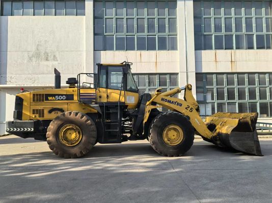Used Komatsu WA500-6 Wheel Loader Heavy-Duty Front Loader Exported from China